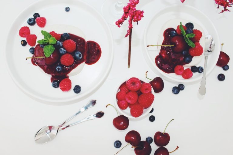 Panacotta com sabor a Natal