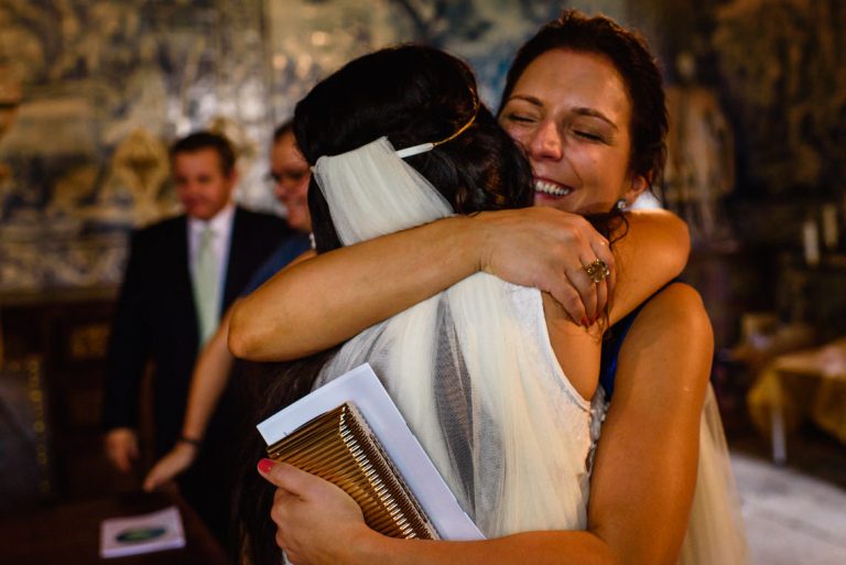 Laughts and embraces