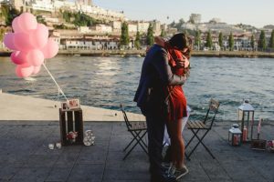 surprise wedding proposal at ribeira do porto
